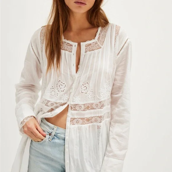 Free People keepsake Maxi top - Picture 1 of 6
